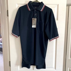 NWT Smitty Performance Mesh Navy Umpire Shirt